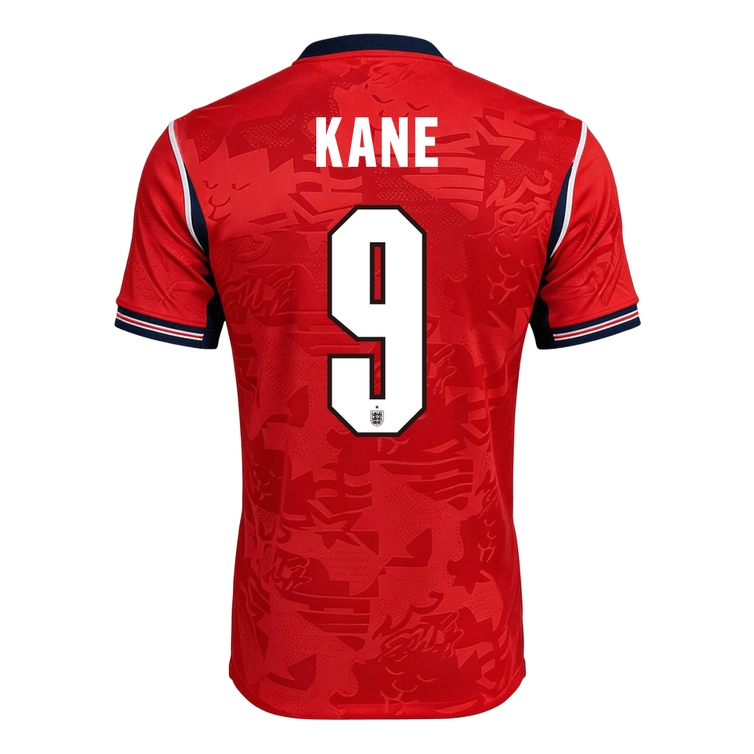 KANE #9 England Mens Away Soccer Jersey World Cup 2026 Red - Player Version