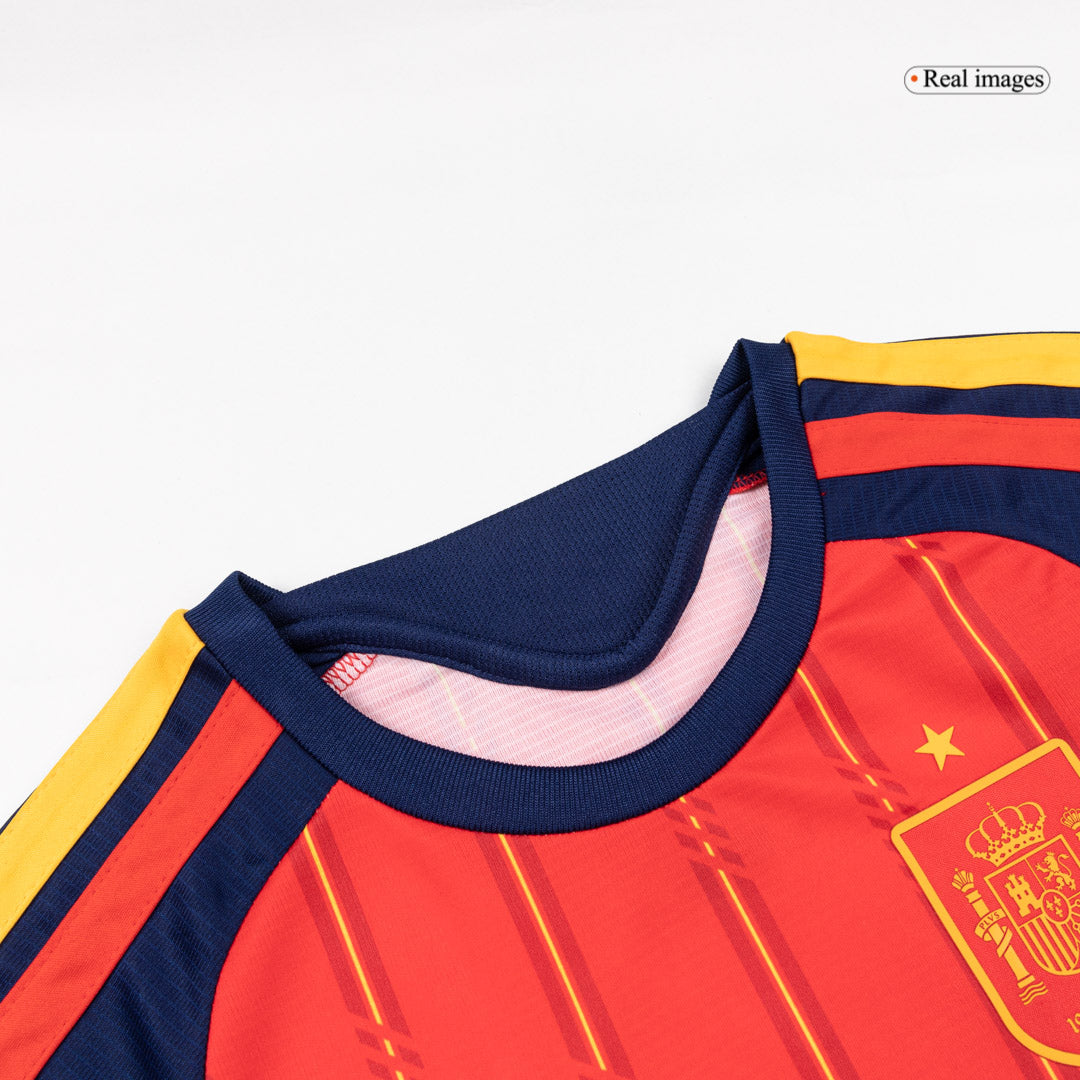 Spain Kids Home Soccer Full Set World Cup 2026 Red [PREMIUM]