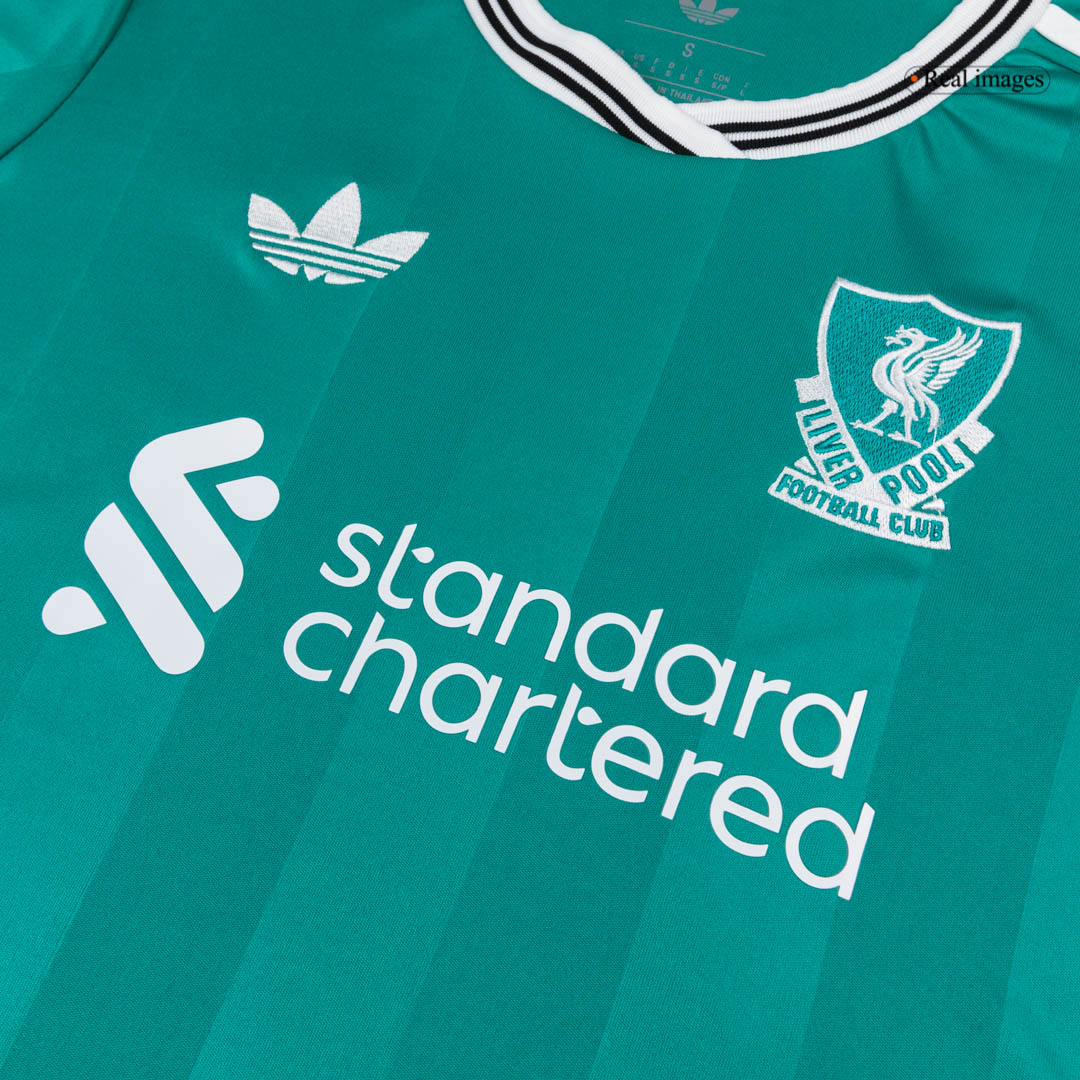 Liverpool Womens Third Away Soccer Jersey 2025/26 Green