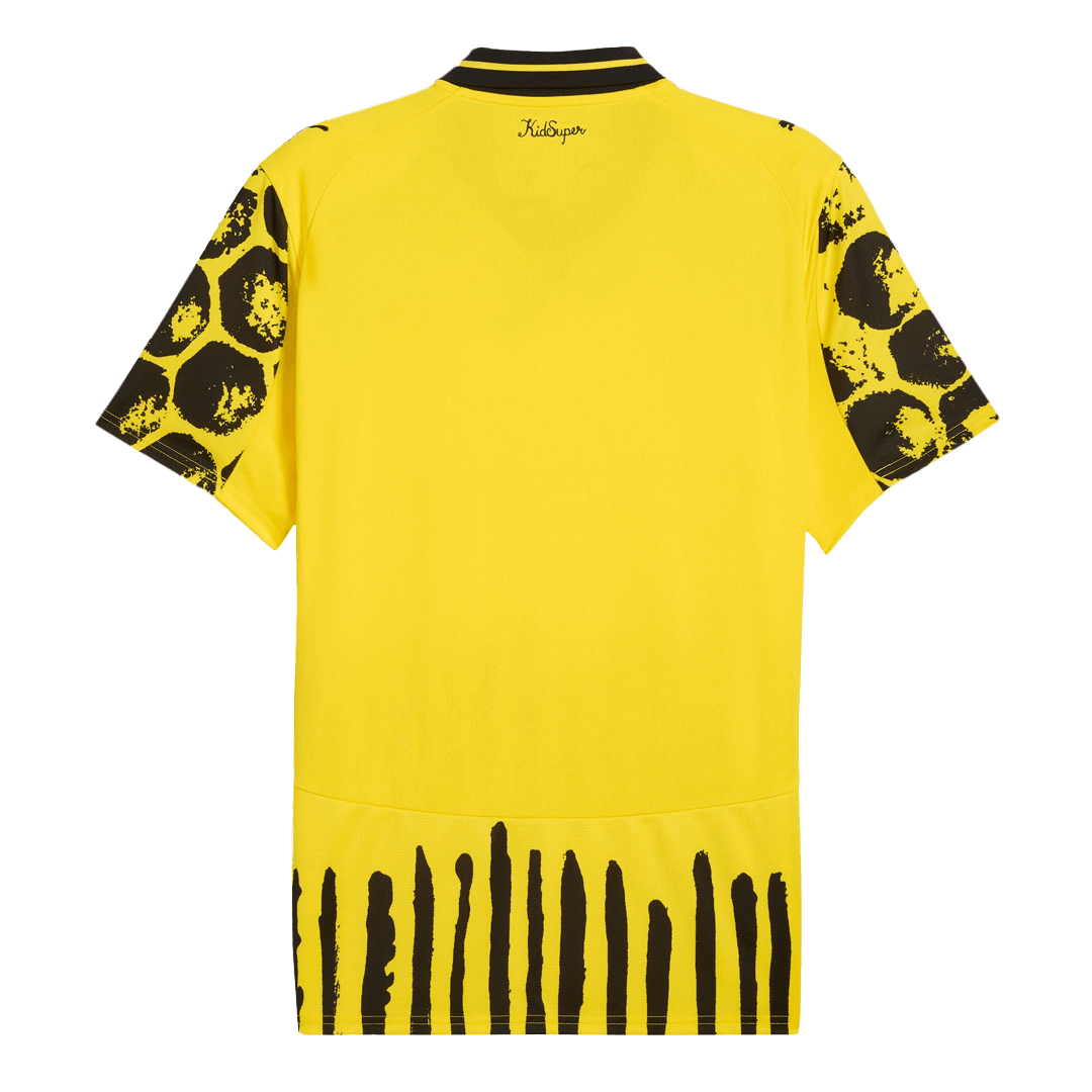 Borussia Dortmund Mens Home Soccer Jersey World Cup KidSuper 2025/26 Yellow