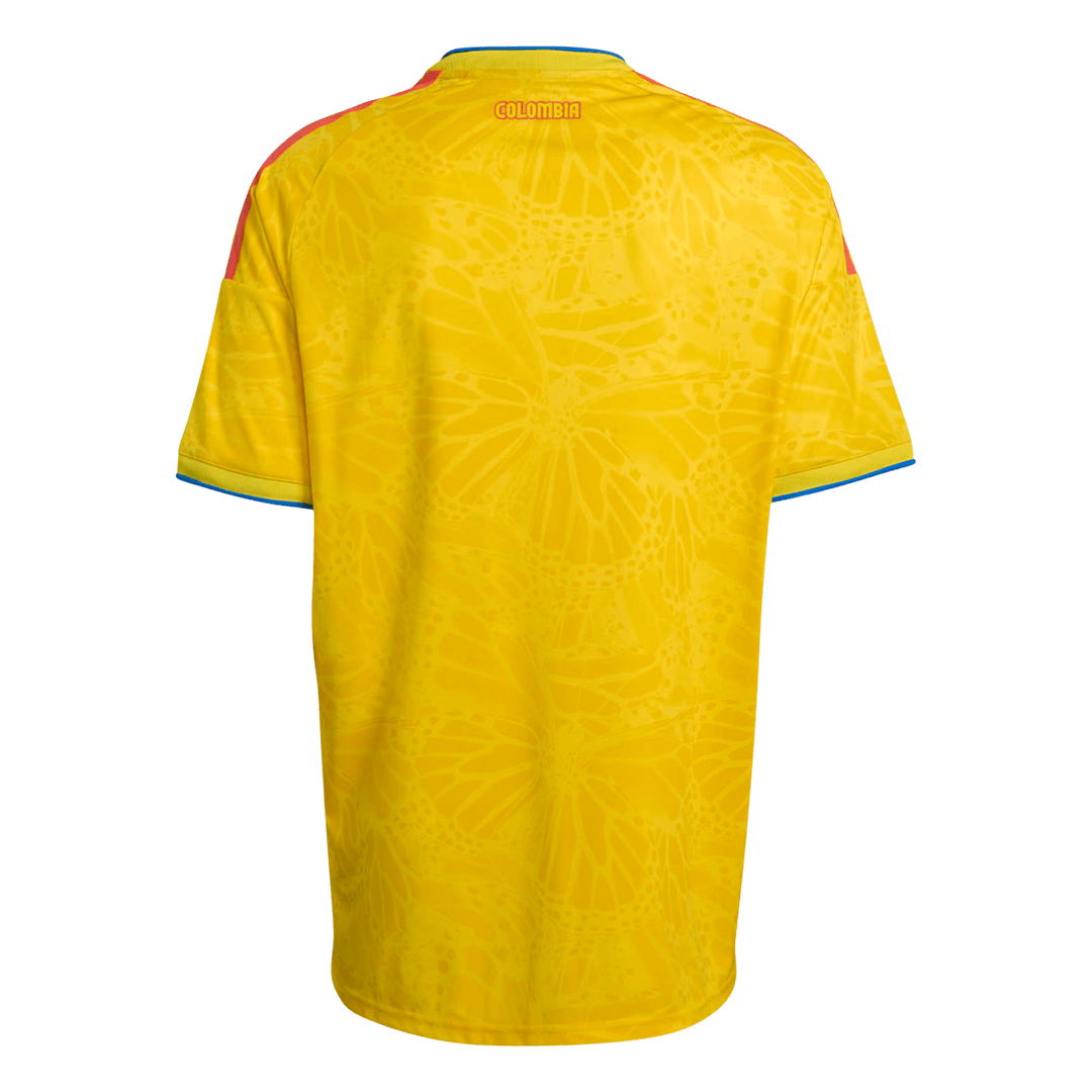 Colombia Mens Home Soccer Jersey World Cup 2026 Yellow