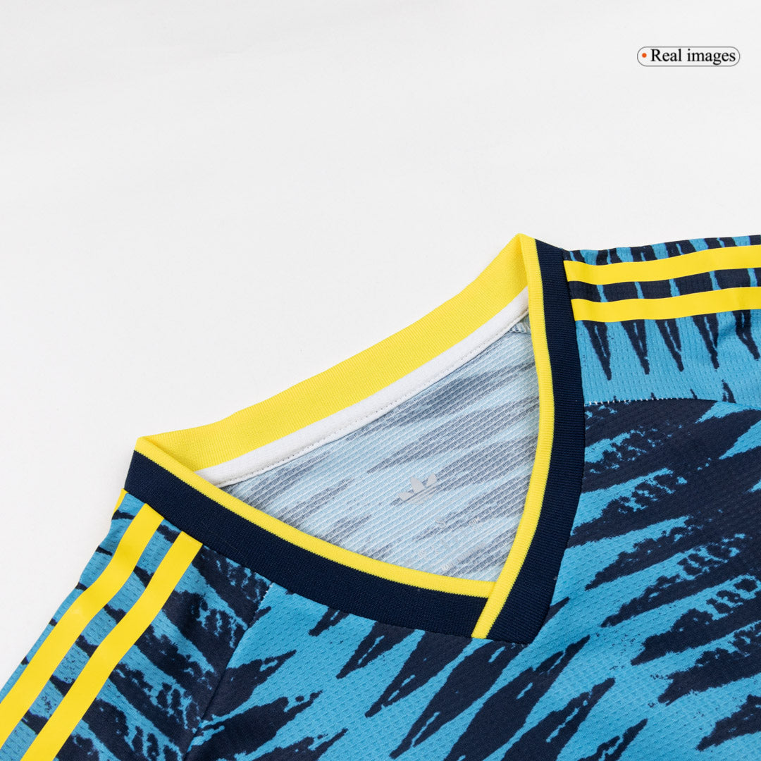 Colombia Mens Away Soccer Jersey World Cup 2026 Blue - Player Version