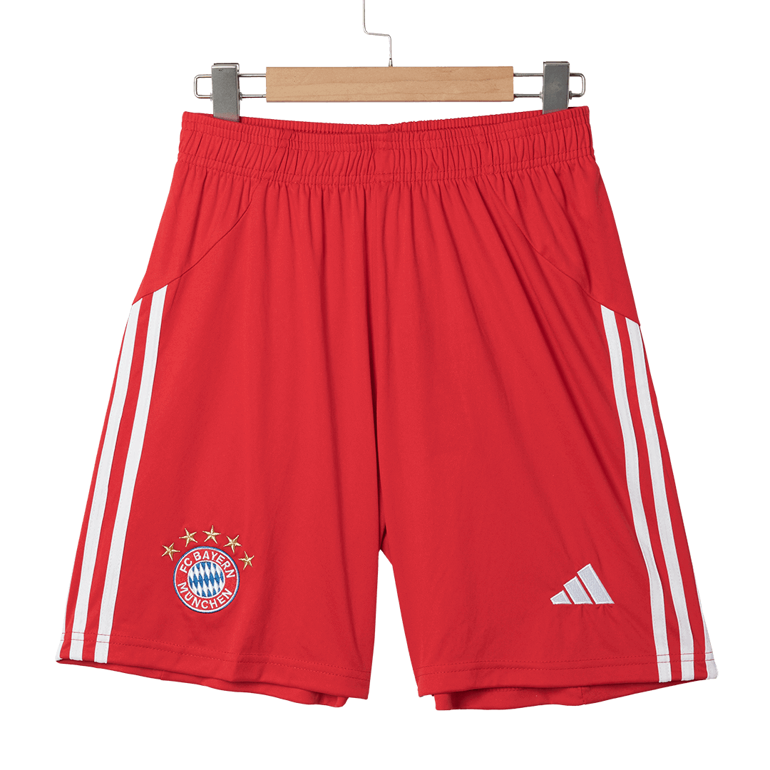 Bayern Munich Mens Home Soccer Shorts 2025/26 Red