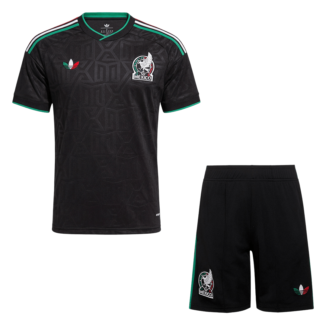 Mexico Mens Third Away Soccer Kit World Cup 2026 Black