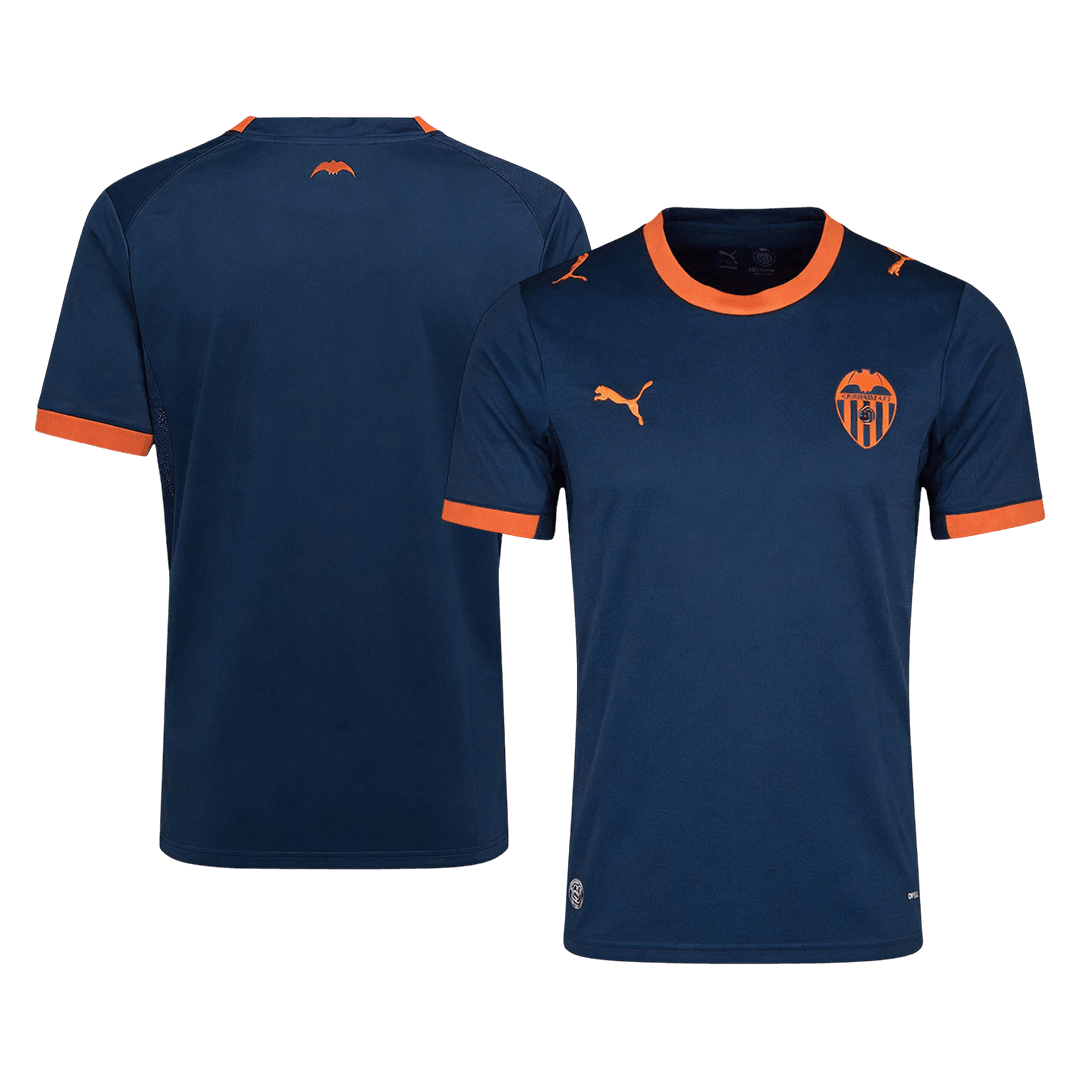 Valencia Mens Away Soccer Jersey 2026/27 Blue
