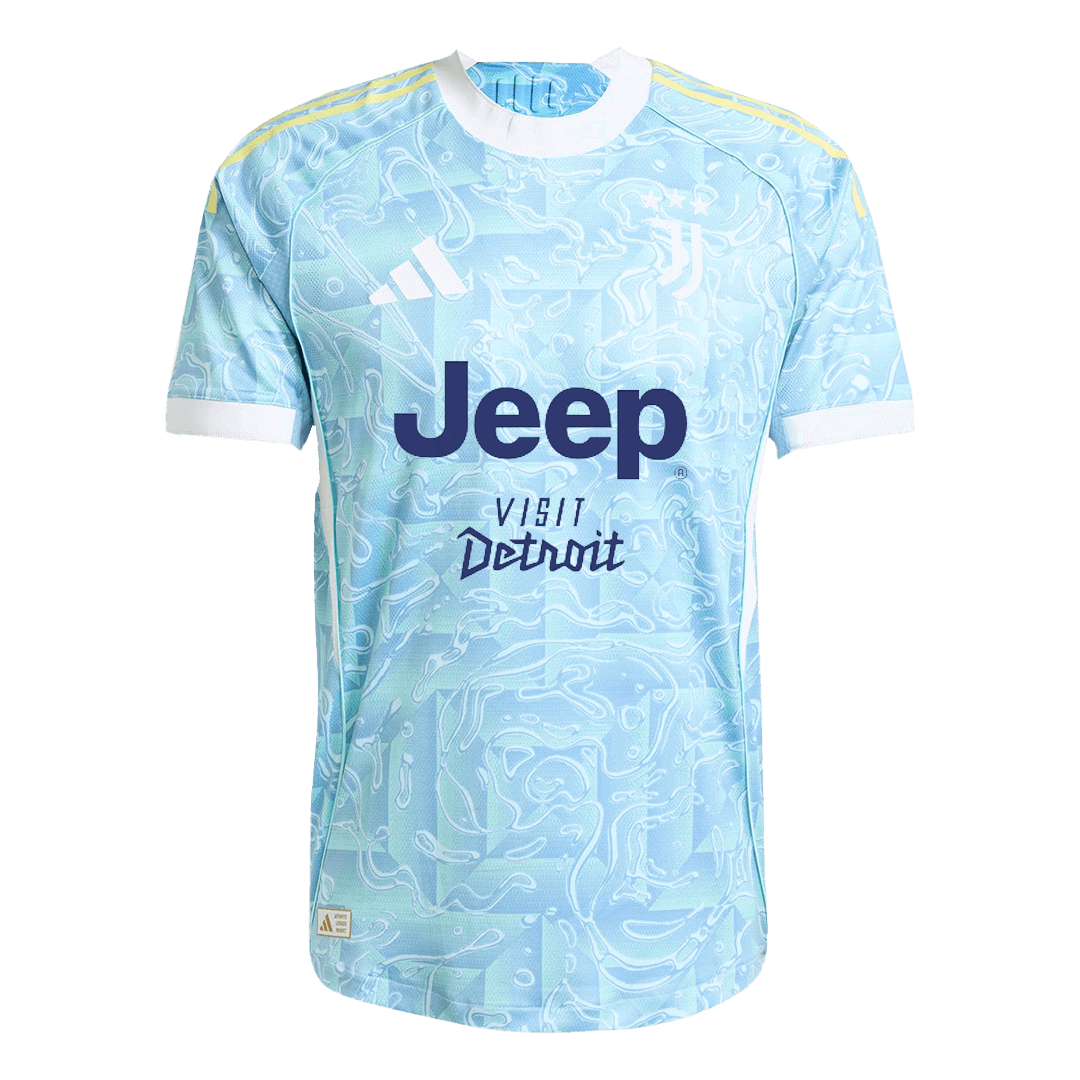 KALULU #15 Juventus Mens Away Soccer Jersey 2025/26 Blue - Player Version