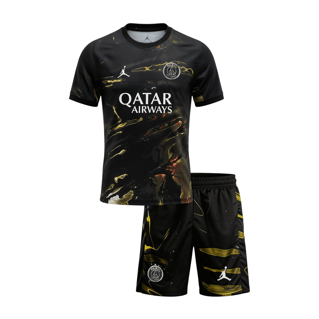 PSG Kids Soccer Kit 2025/26 Black