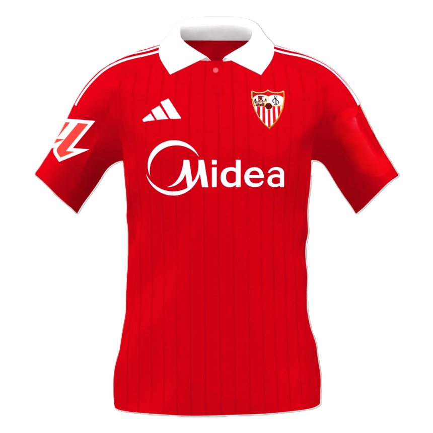 Sevilla Mens Away Soccer Jersey 2025/26 Red