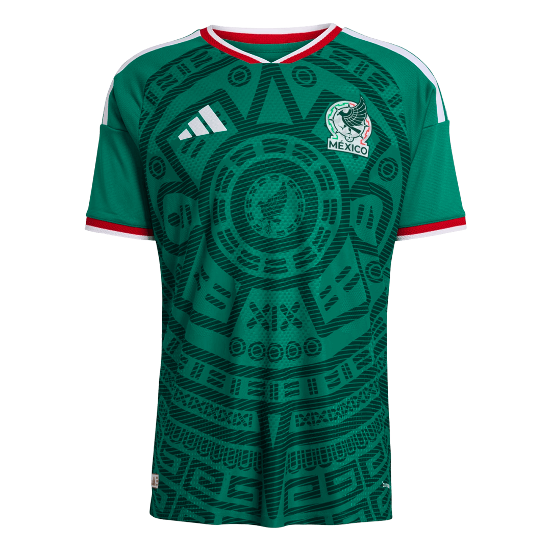 Mexico Mens Home Soccer Jersey World Cup 2026 Green - Player Version