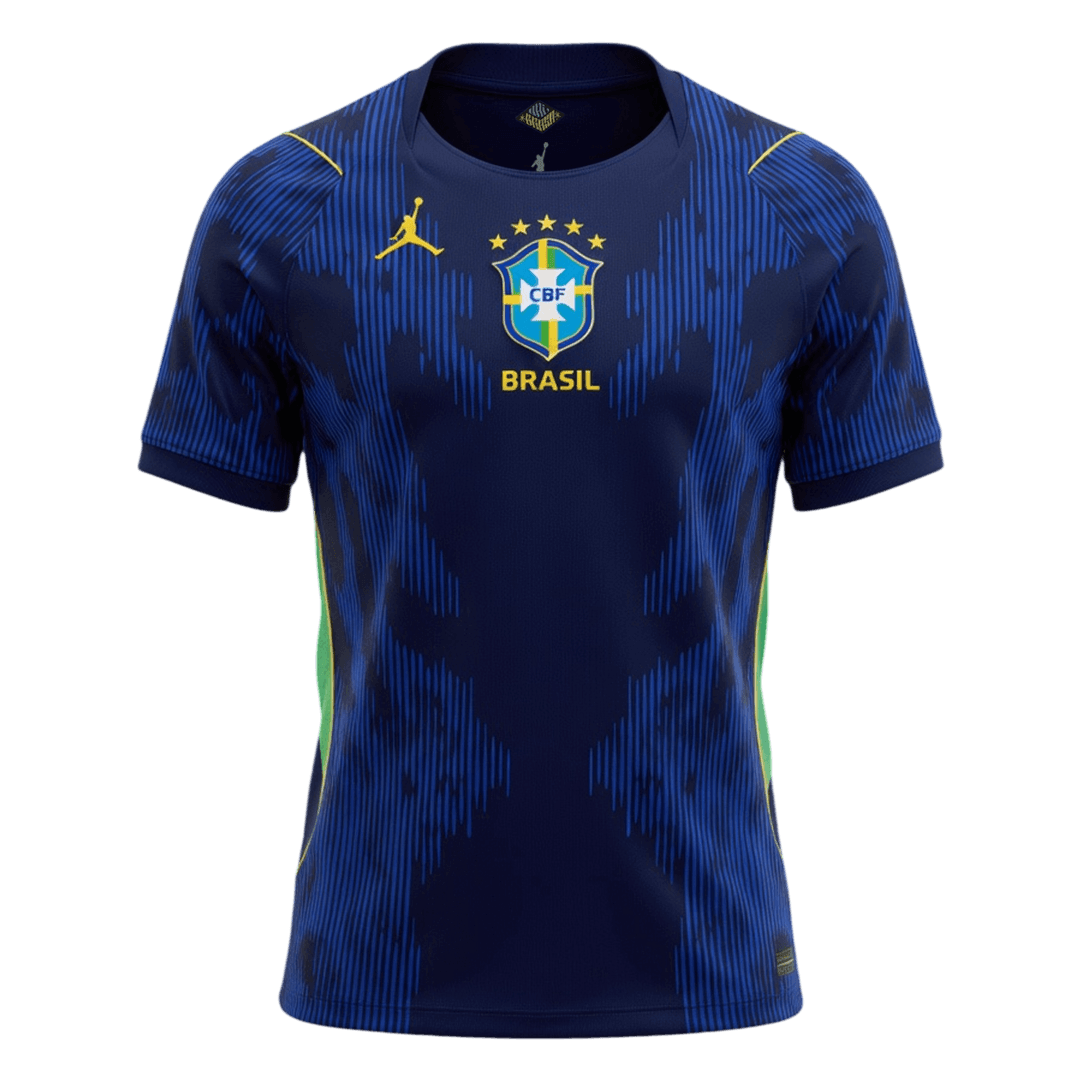 Brazil Mens Away Soccer Jersey World Cup 2026 Navy