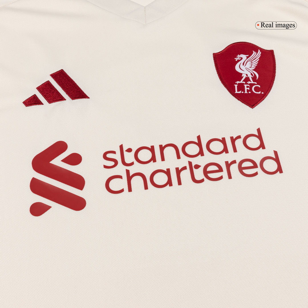 ISAK #9 Liverpool Mens Away Soccer Jersey 2025/26 White