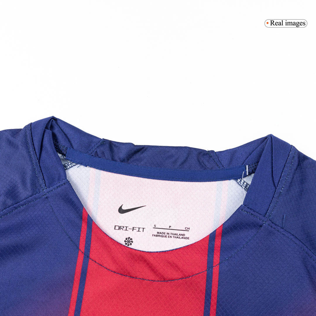 Barcelona Mens Home Long Sleeve Soccer Jersey 2025/26 Red&Blue