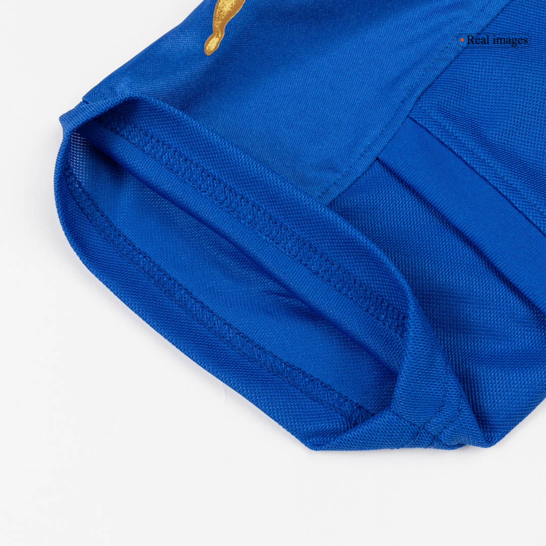 Retro Italy Mens Home Soccer Jersey 2004 Blue