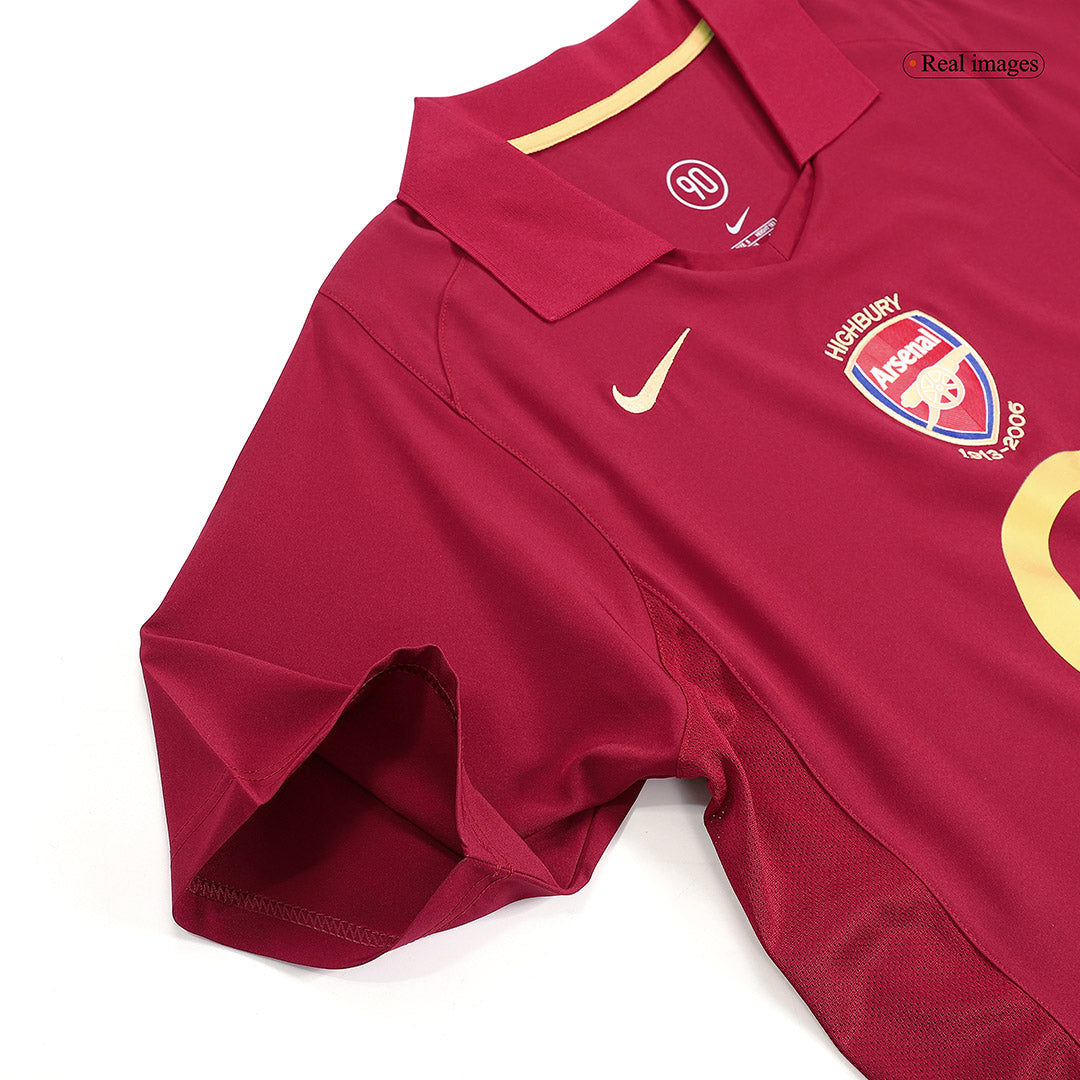 Retro Arsenal Mens Home Soccer Jersey 2005/06