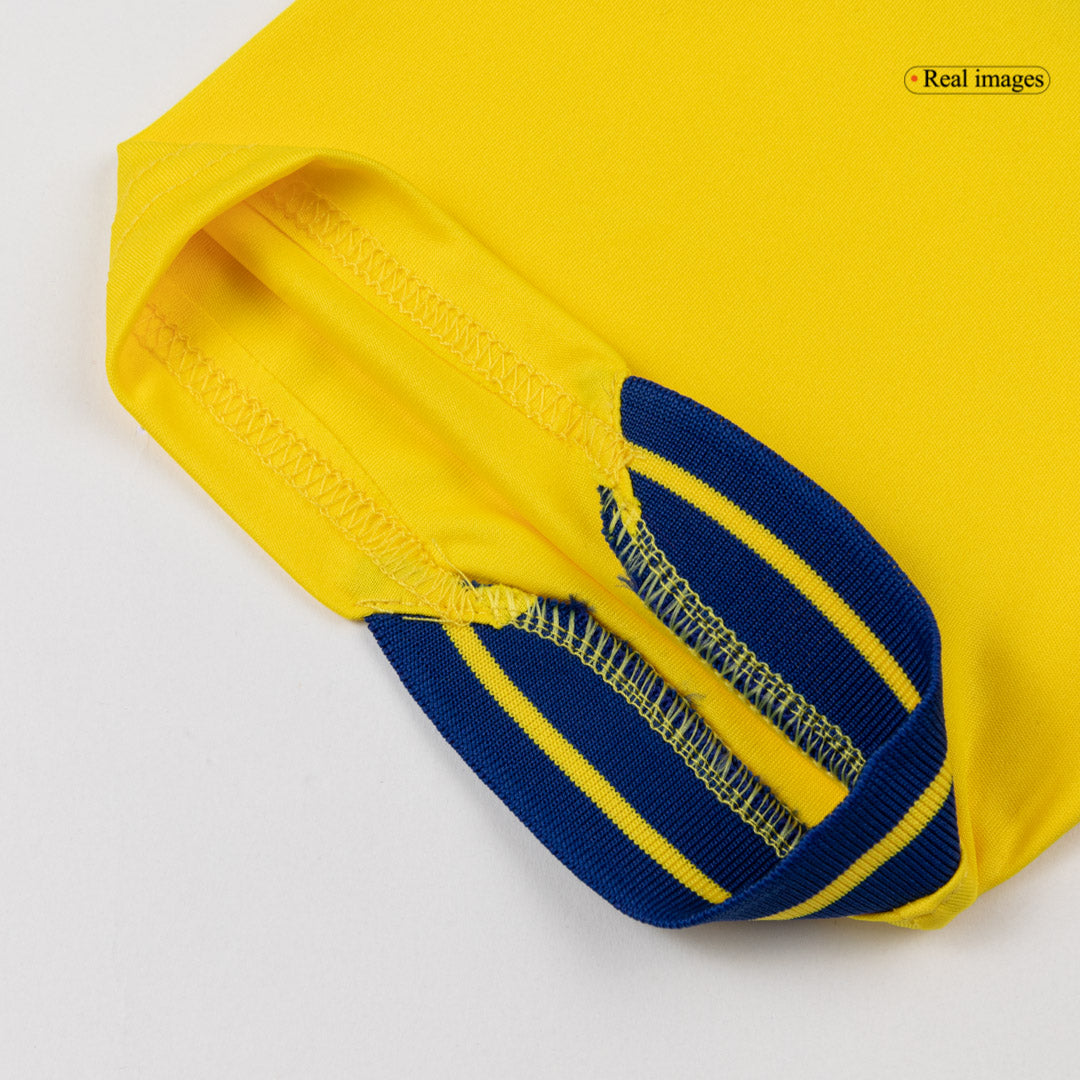 Sweden Mens Home Soccer Jersey World Cup 2026 Yellow