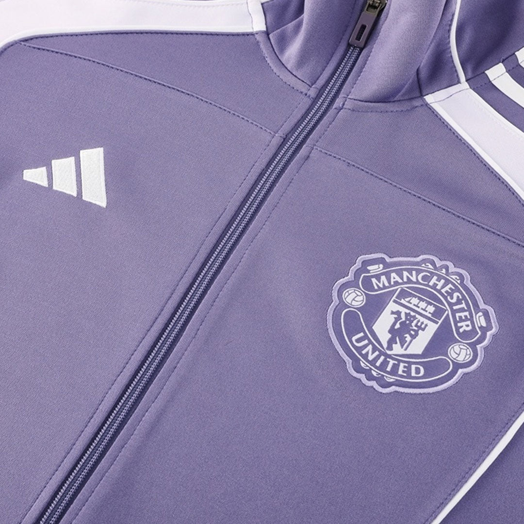 Manchester United Mens Training Jacket 2025/26 Purple