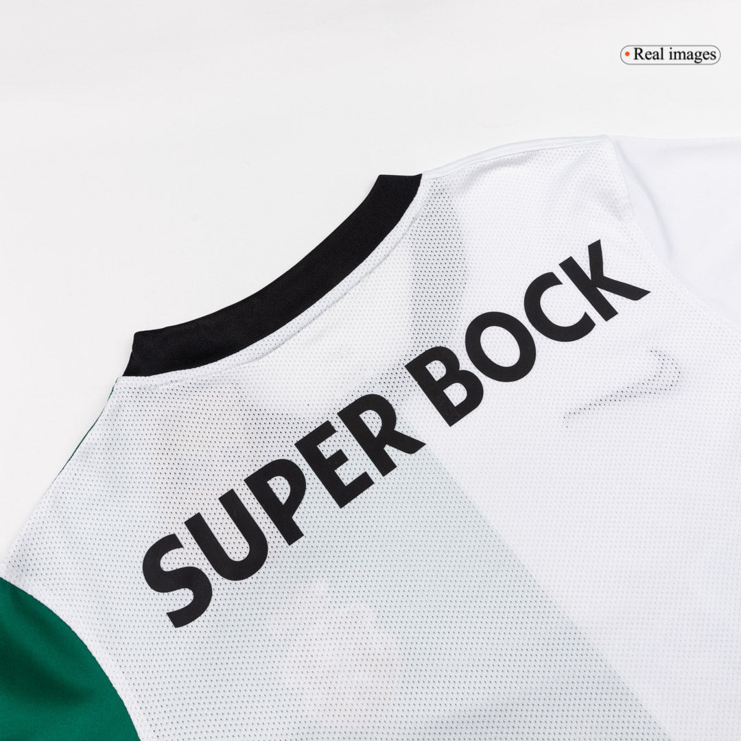 Sporting CP Mens Soccer Jersey 2025/26 White&Green