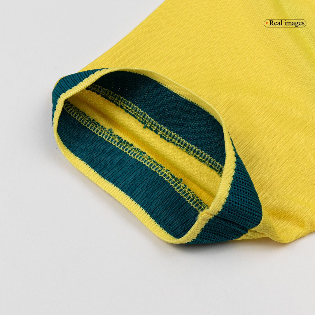 Brazil Womens Home Soccer Jersey World Cup 2026 Yellow