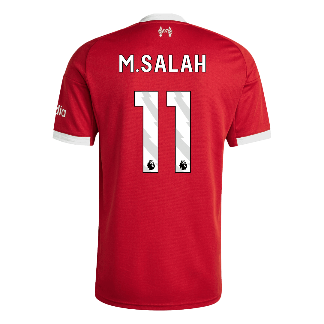 M.SALAH #11 Liverpool Mens Home Soccer Jersey 2025/26 Red