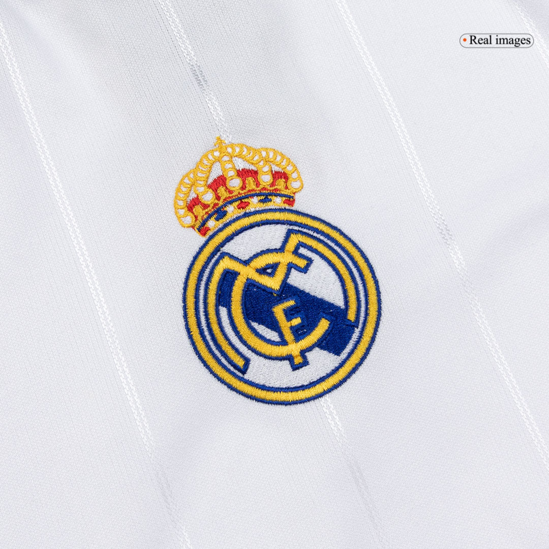 Retro Real Madrid Mens Home Soccer Jersey 2012/13 White