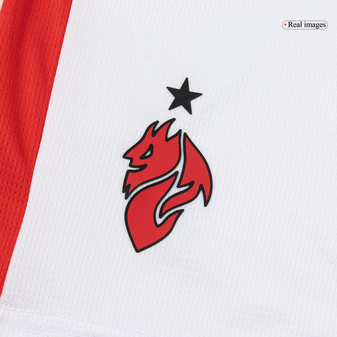 AC Milan Kids Away Soccer Kit 2025/26 White