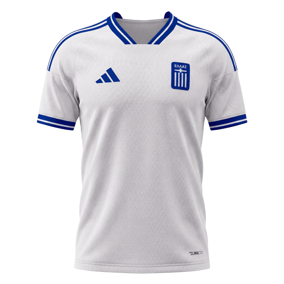 Greece Mens Home Soccer Jersey World Cup 2026 White