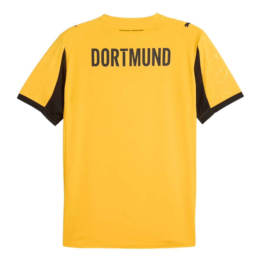 Borussia Dortmund Mens Home Soccer Jersey 2025/26 Yellow