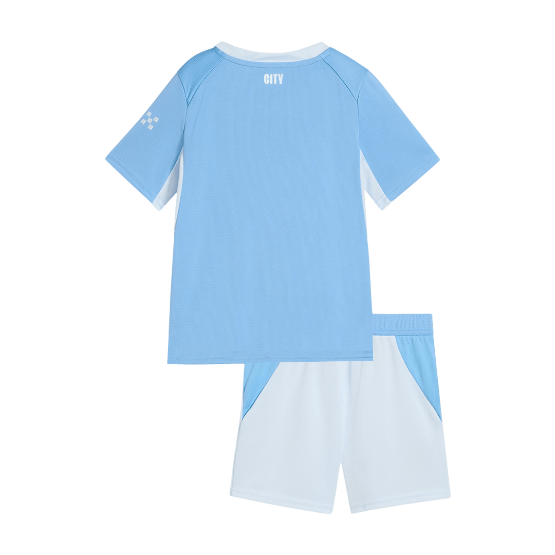 Manchester City Kids Home Soccer Kit 2026/27 Blue