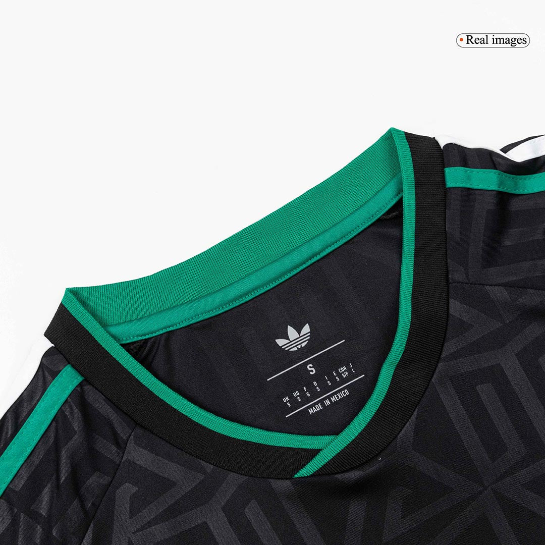 Mexico Mens Long Sleeve Soccer Jersey World Cup 2026 Black