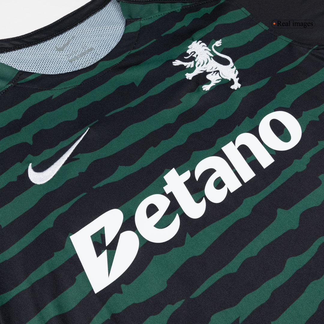 Sporting CP Mens Soccer Jersey 2025/26 Green&Black