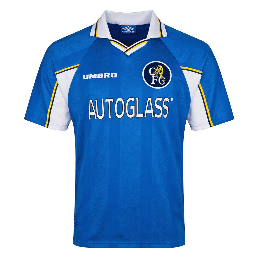 Retro Chelsea Mens Home Soccer Jersey 1997/99 Blue