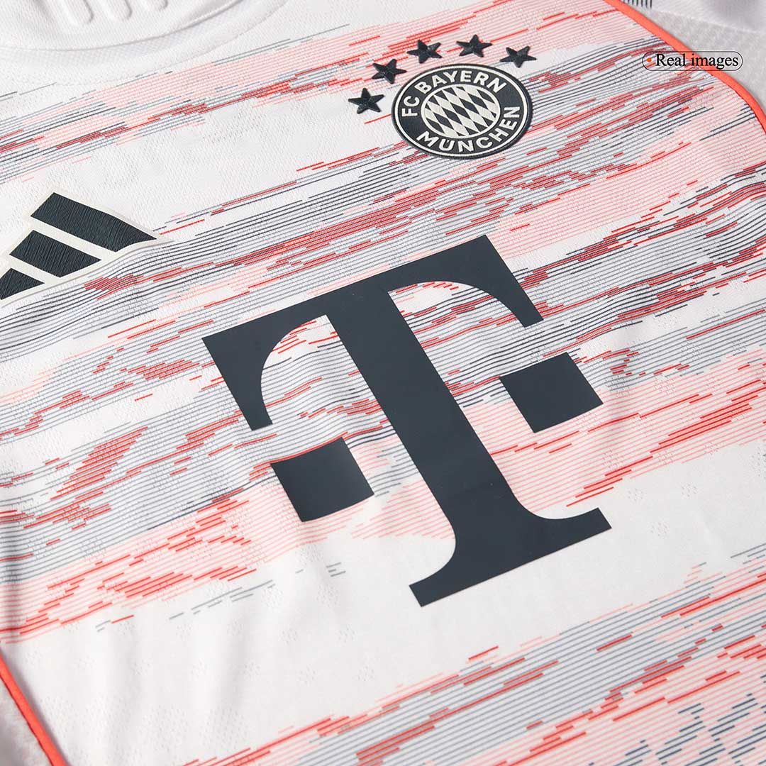 KANE #9 Bayern Munich Mens Away Soccer Jersey 2025/26 White - Player Version