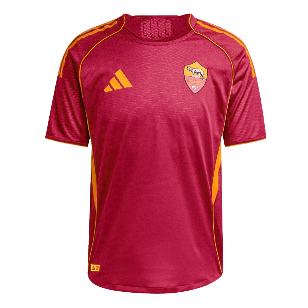 Roma Mens Home Soccer Jersey 2025/26 Red - Player Version