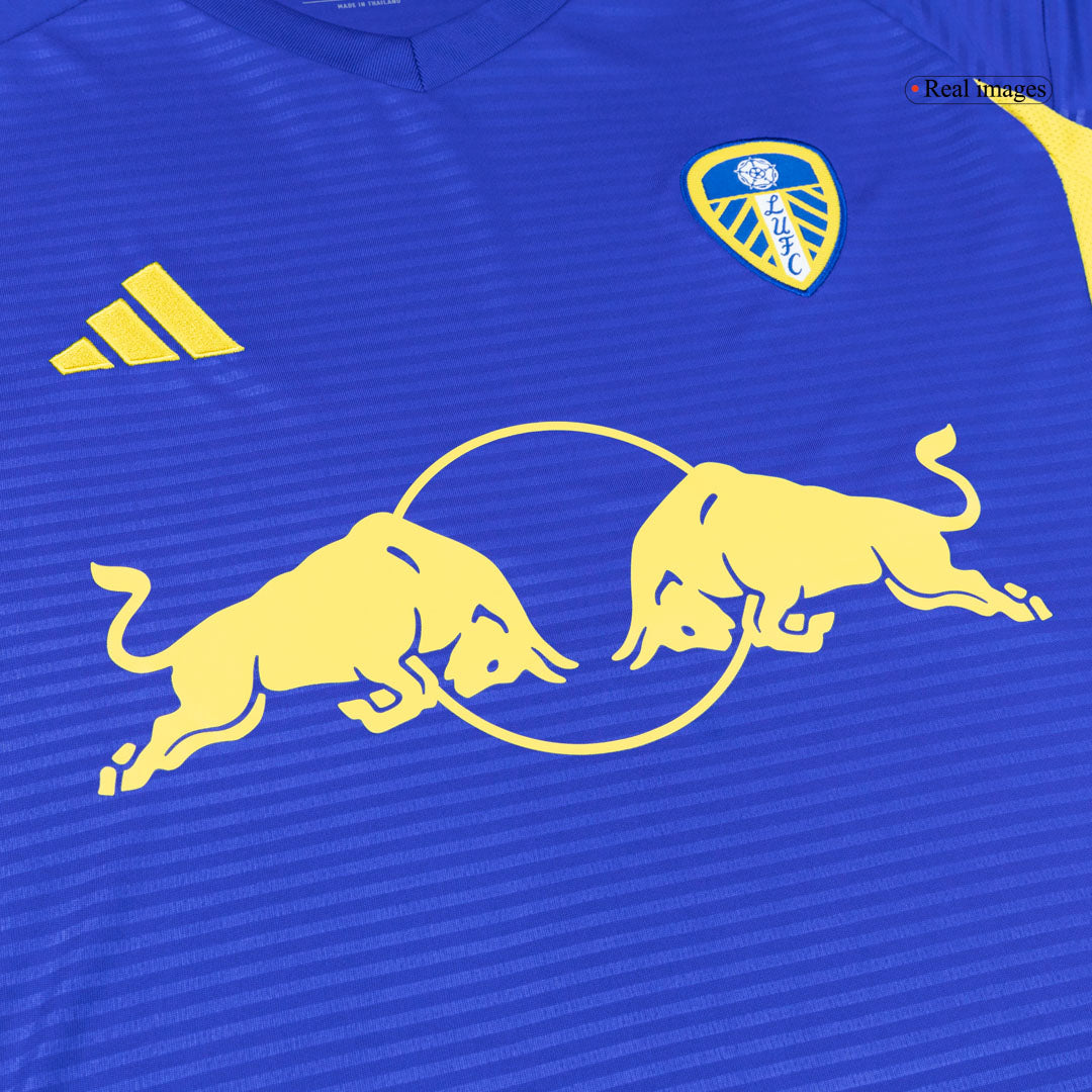 Leeds United Mens Away Soccer Jersey 2025/26 Blue
