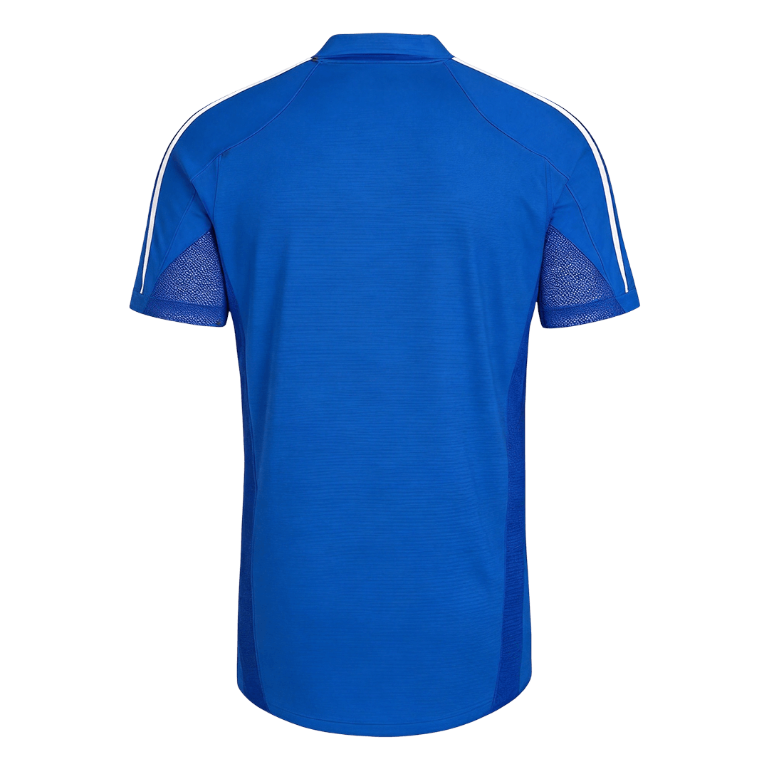 Retro Real Madrid Mens Away Soccer Jersey 2004/05 Blue
