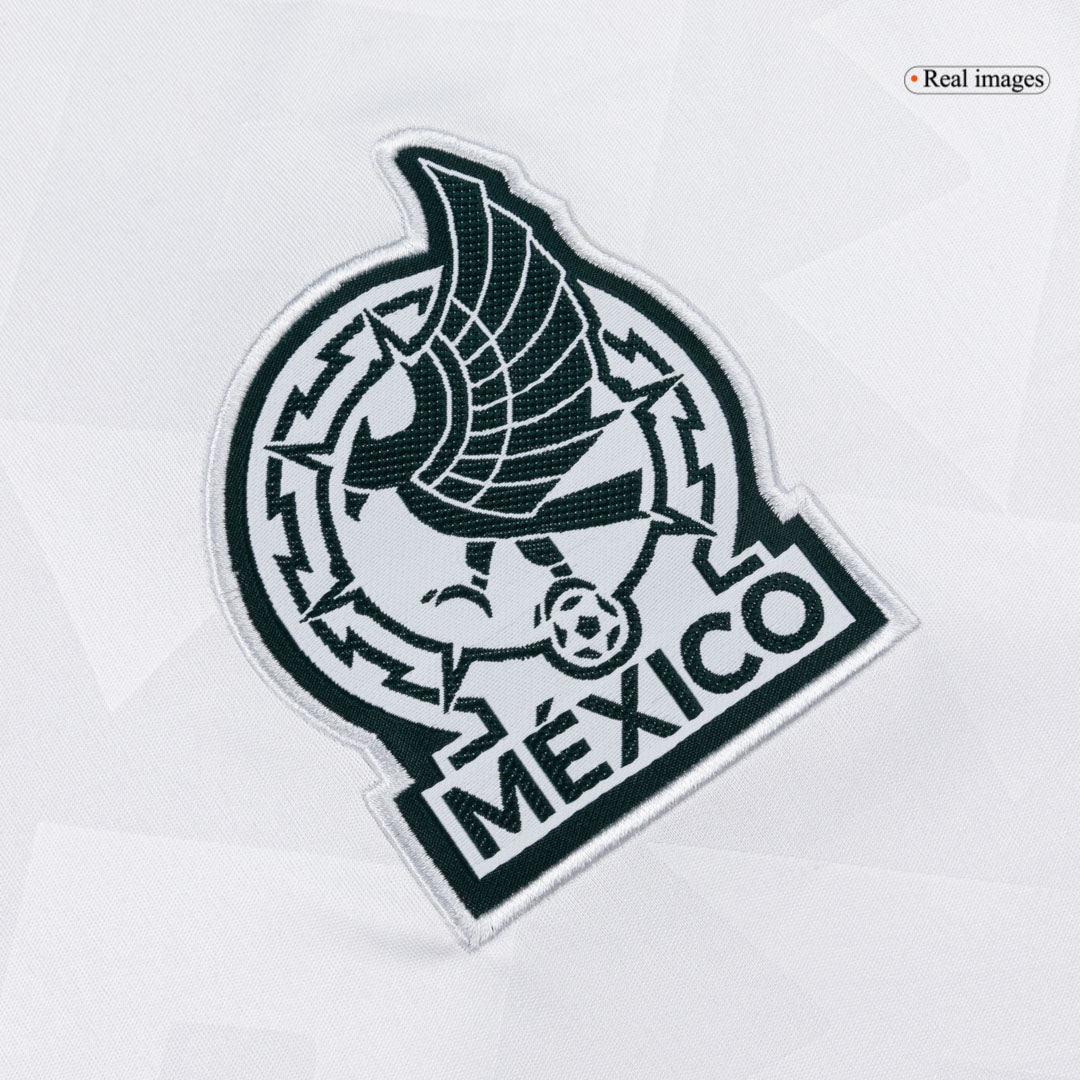 Mexico Mens Away Long Sleeve Soccer Jersey World Cup 2026 White