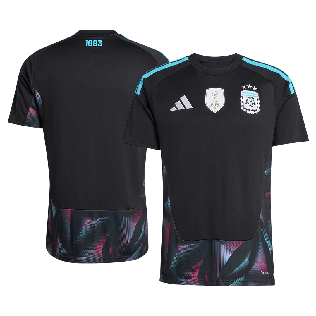 Argentina Mens Soccer Jersey World Cup 2026 Black