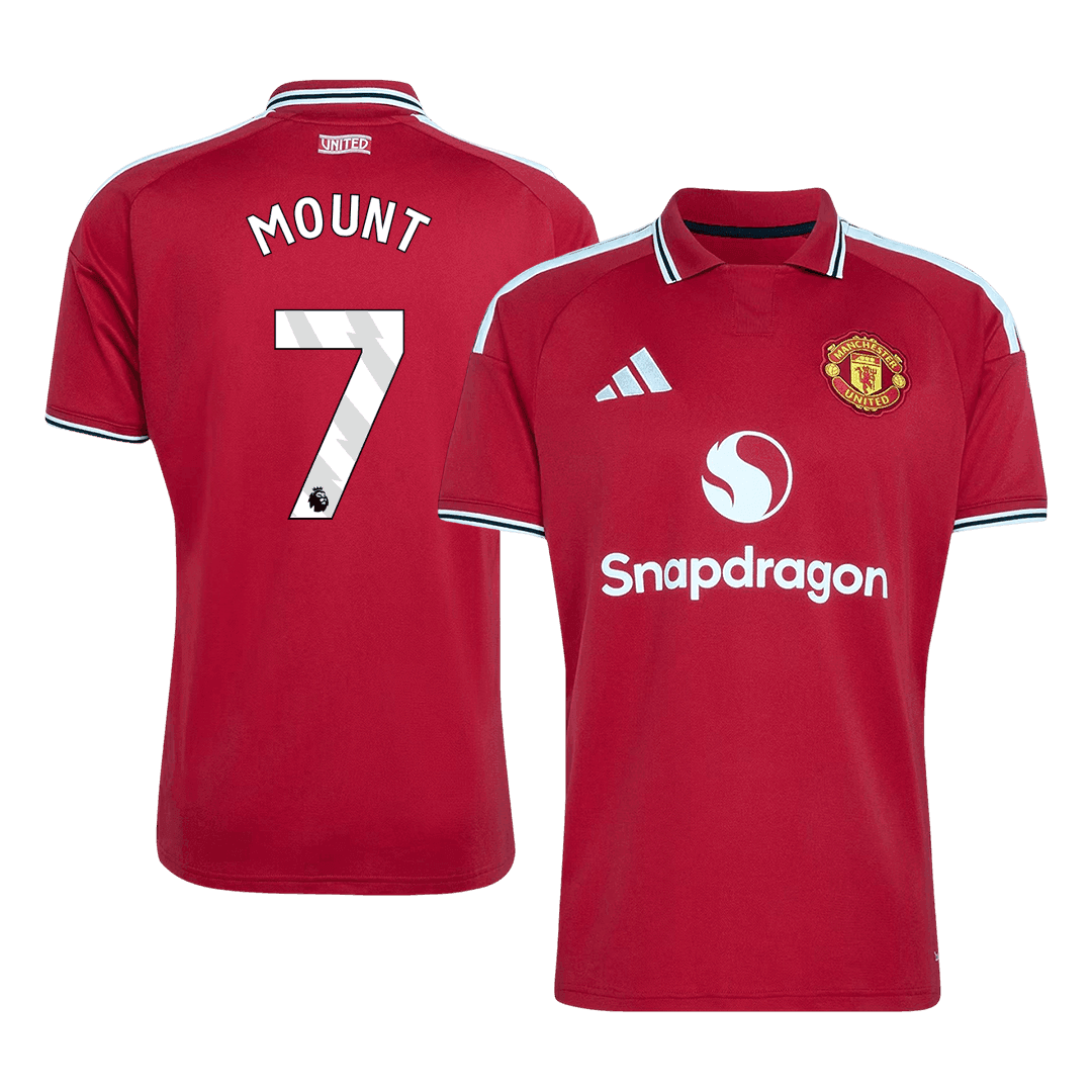 MOUNT #7 Manchester United Mens Home Soccer Jersey 2026/27 Red