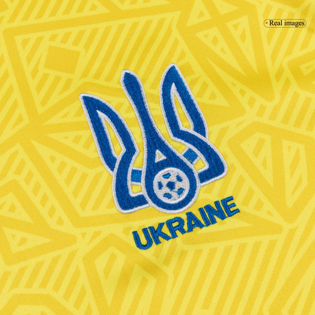 Ukraine Mens Home Soccer Jersey World Cup 2026 Yellow