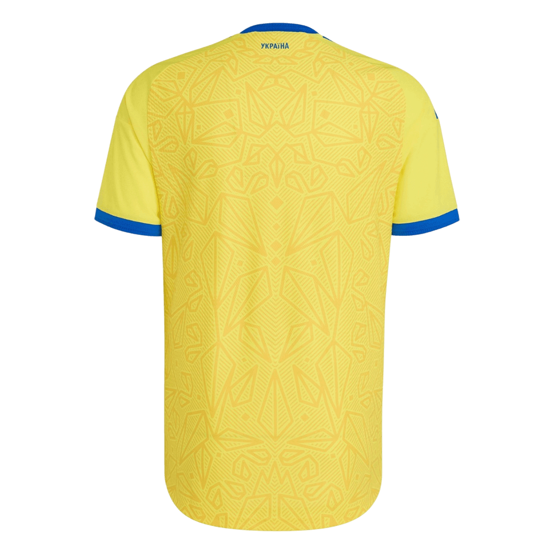 Ukraine Mens Home Soccer Jersey World Cup 2026 Yellow