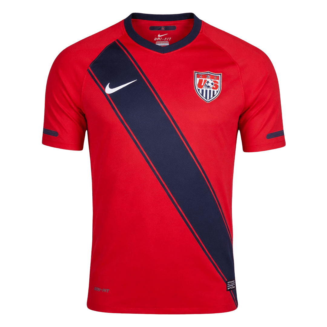 Retro USA Mens Away Soccer Jersey 2011 Red