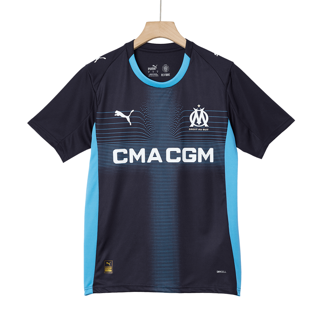 RABIOT #25 Marseille Mens Away Soccer Jersey 2025/26 Navy