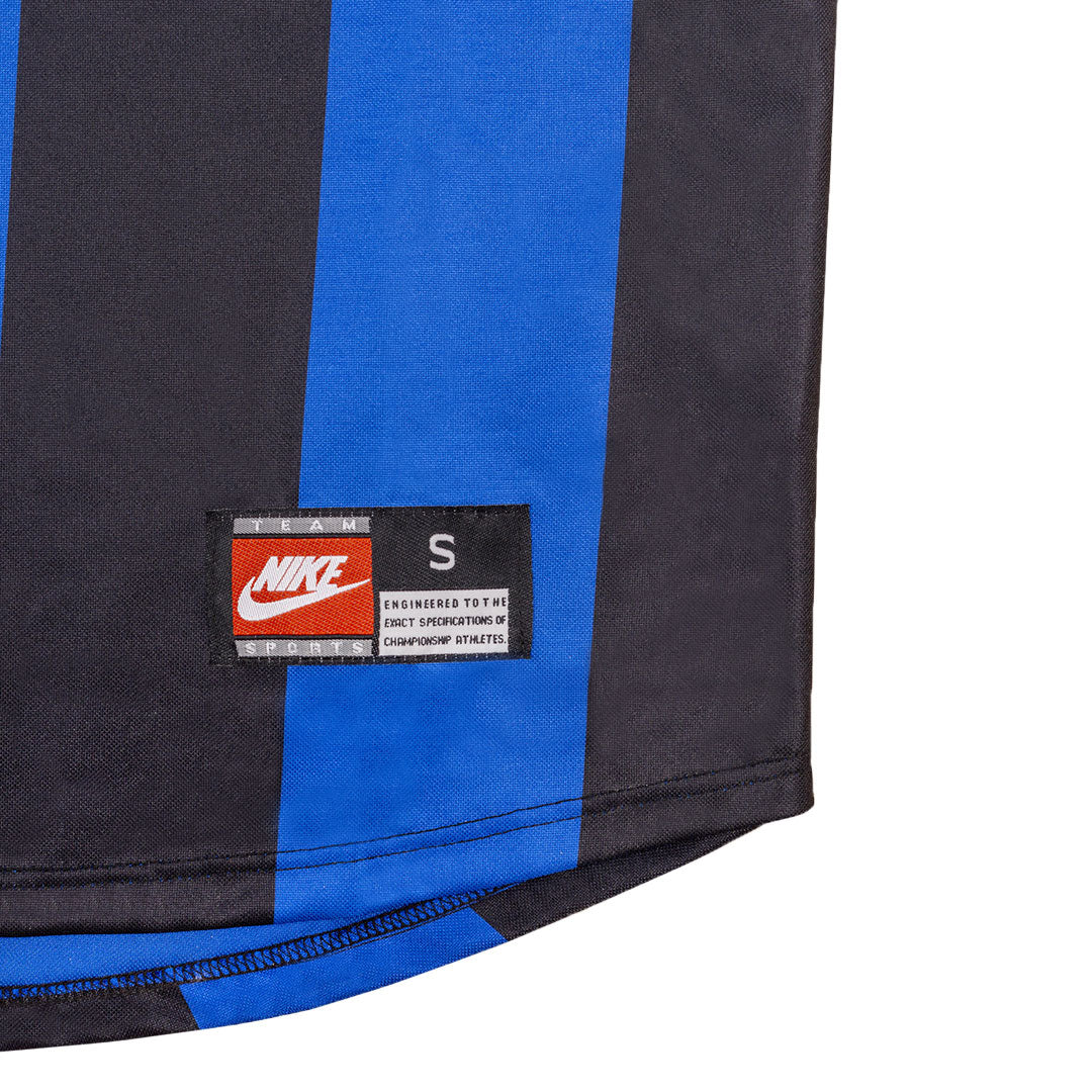 Retro Inter Milan Mens Home Soccer Jersey 1999/00 Blue&Black