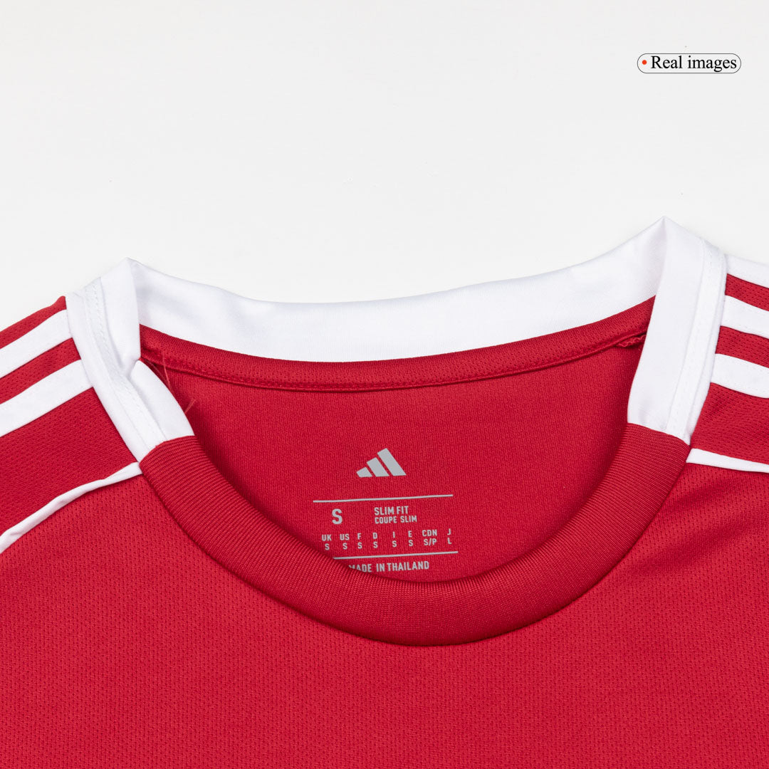 Liverpool Mens Home Long Sleeve Soccer Jersey 2025/26 Red