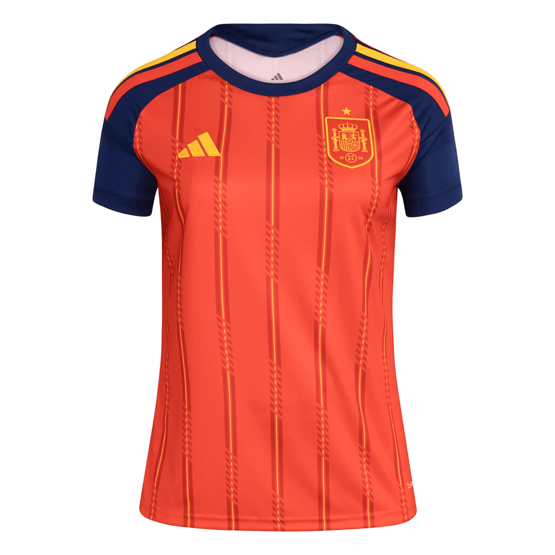 Spain Womens Home Soccer Jersey World Cup 2026 Red