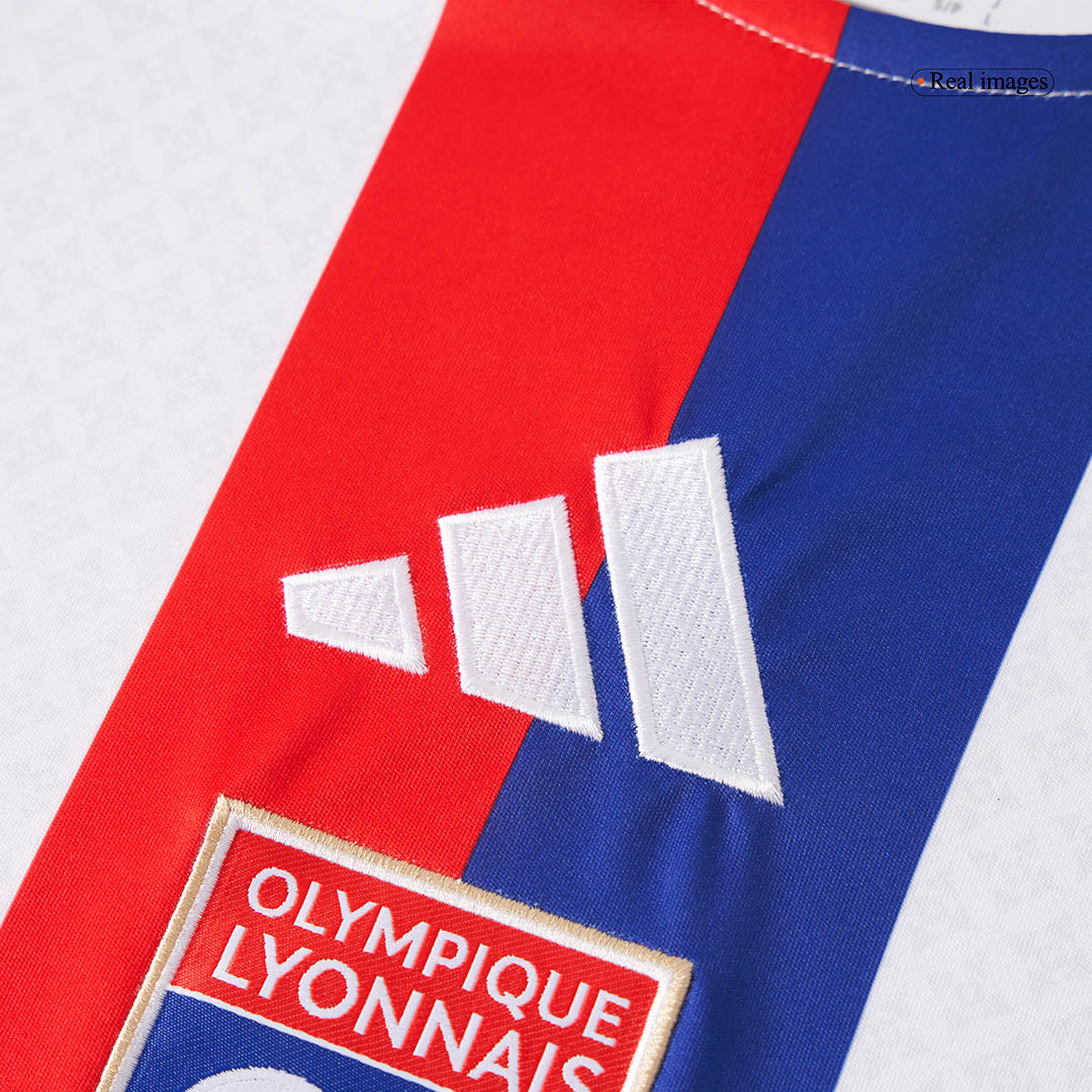 Olympique Lyonnais Mens Home Soccer Jersey 2025/26 White
