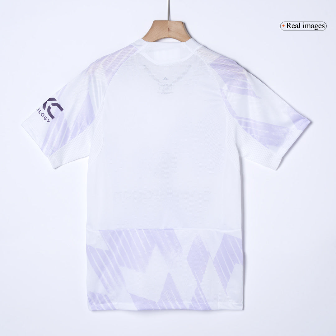 B.FERNANDES #8 Manchester United Mens Away Soccer Jersey 2025/26 White - Player Version