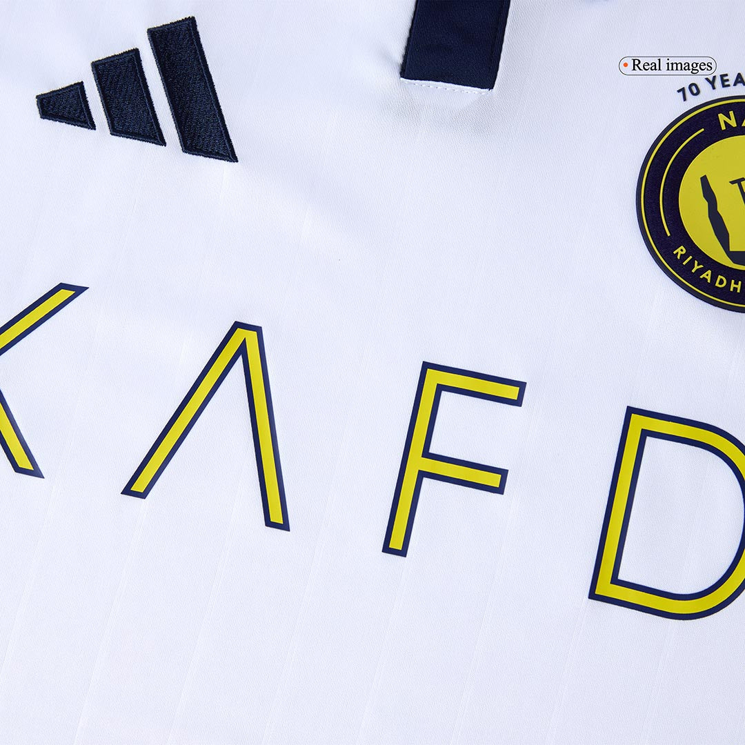 RONALDO #7 Al Nassr Mens Third Away Soccer Jersey 2025/26 White