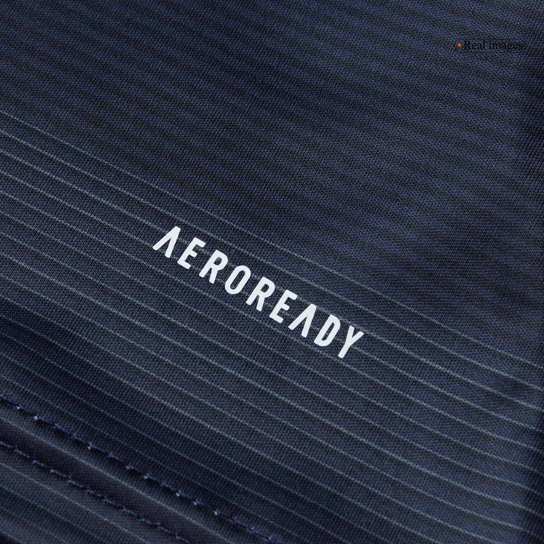 Real Madrid Mens Away Long Sleeve Soccer Jersey 2025/26 Navy