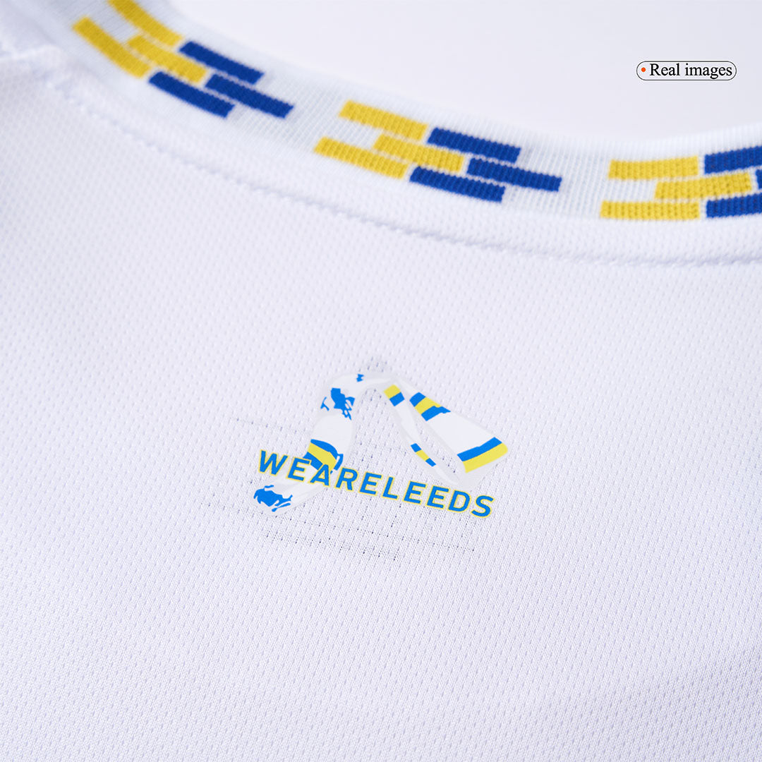 Leeds United Mens Home Soccer Jersey 2025/26 White